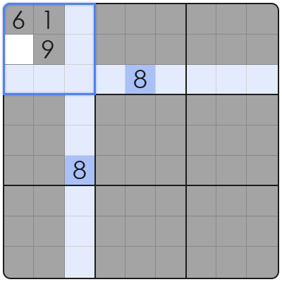 sudoku hidden singles method